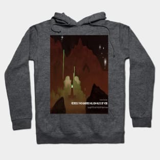 Across Two Hundred Million Miles Of Void Hoodie